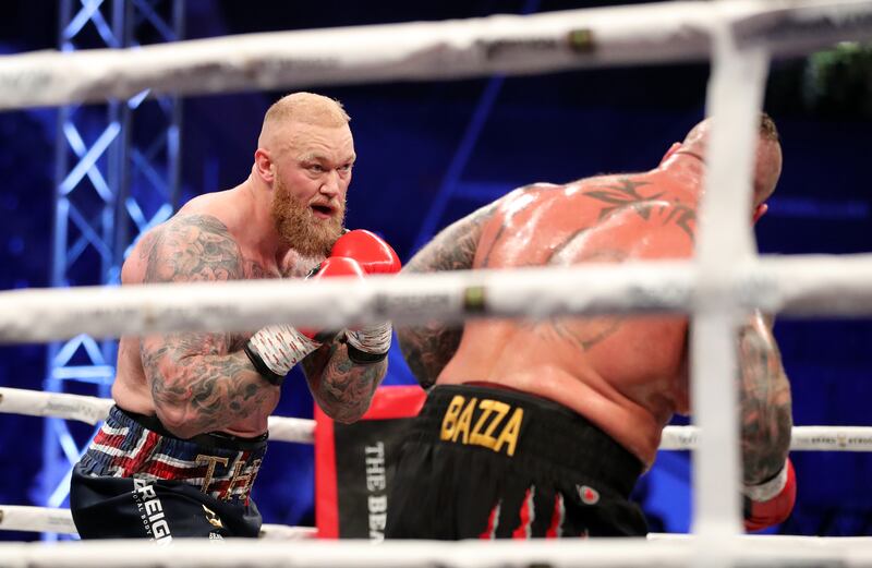 Thor Björnsson in action.
