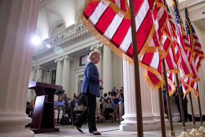 Democratic presidential candidate Hillary Clinton will face a lot of obstruction from Congress if she wins. Andrew Harnik / AP