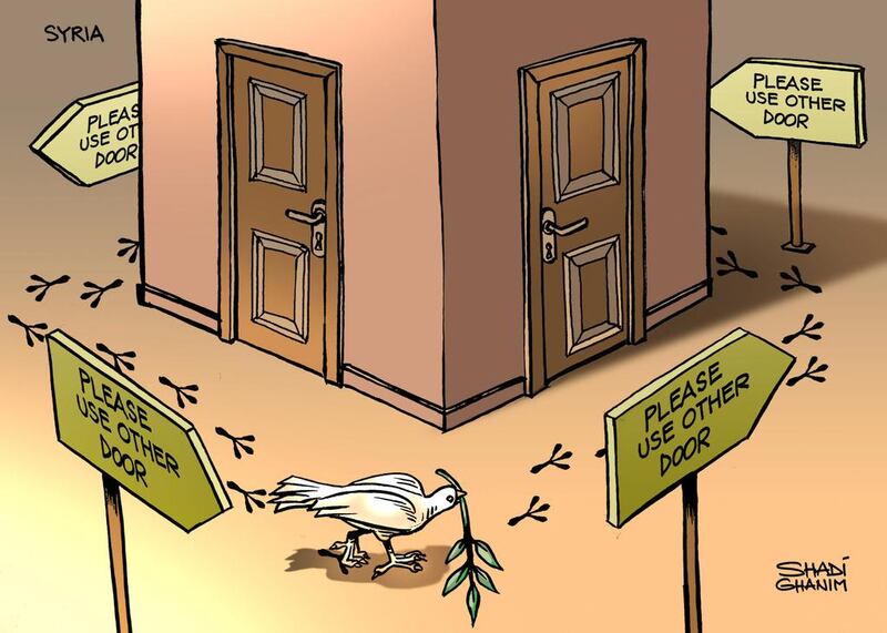 Cartoon by Shadi Ghanim (01/11/2013)