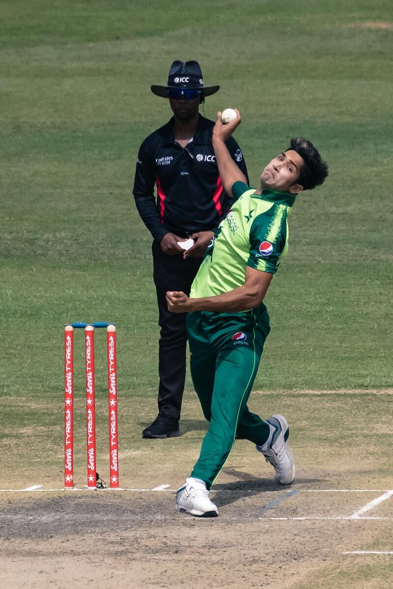 Mohammad Hasnain - 7. The pacer was the pick of Pakistan's bowlers. Bowled his full quota in three matches at six runs an over, and snared five wickets. AFP