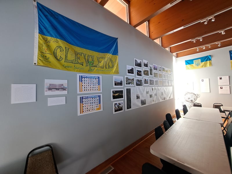 While Cleveland has welcomed tens of thousands of Ukrainians fleeing Russia's invasion, many are torn between a life in the US and events at home. Stephen Starr / The National
