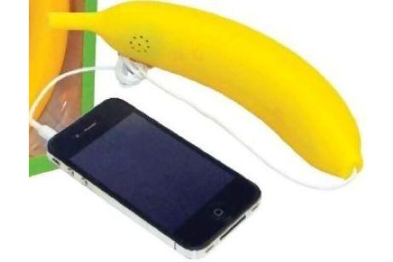 The Banana Phone handset is fun, though gimmicky.