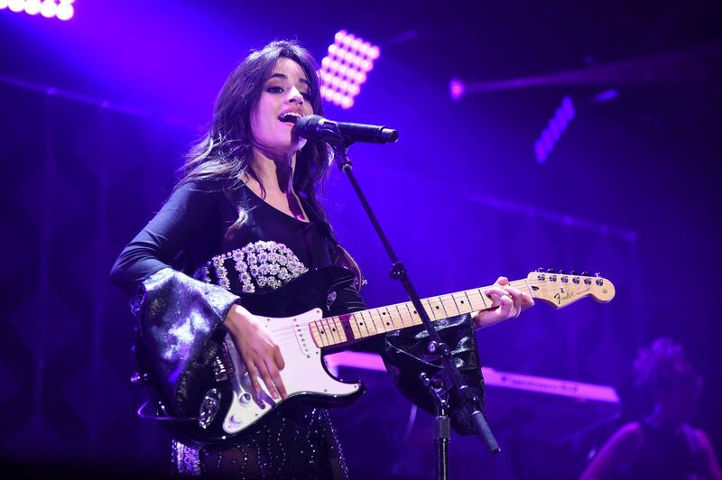 NEW YORK, NY - DECEMBER 08:  Camila Cabello performs at Z100's Jingle Ball 2017 on December 8, 2017 in New York City.  (Photo by Theo Wargo/Getty Images for iHeartMedia)