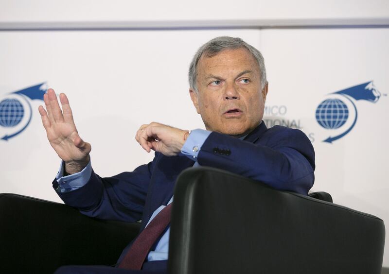 Martin Sorrell, chief executive officer of WPP Plc, speaks during the International Economic Forum Of The Americas (IEFA) in Montreal, Quebec, Canada, on Monday, June 11, 2018. The conference strives to foster exchanges of information, to promote free discussion on major current economic issues and facilitate meetings between world leaders to encourage international discourse by bringing together Heads of State, the private sector, international organizations and civil society. Photographer: Christinne Muschi/Bloomberg