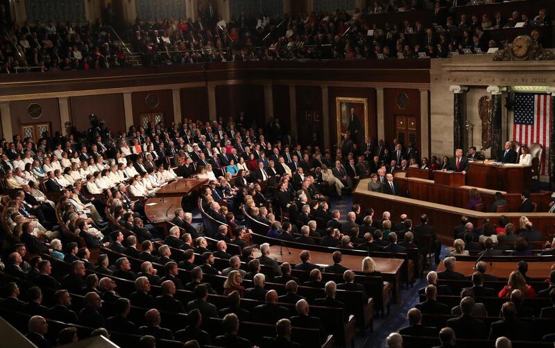 Donald Trump delivers his second State of the Union address. Reuters