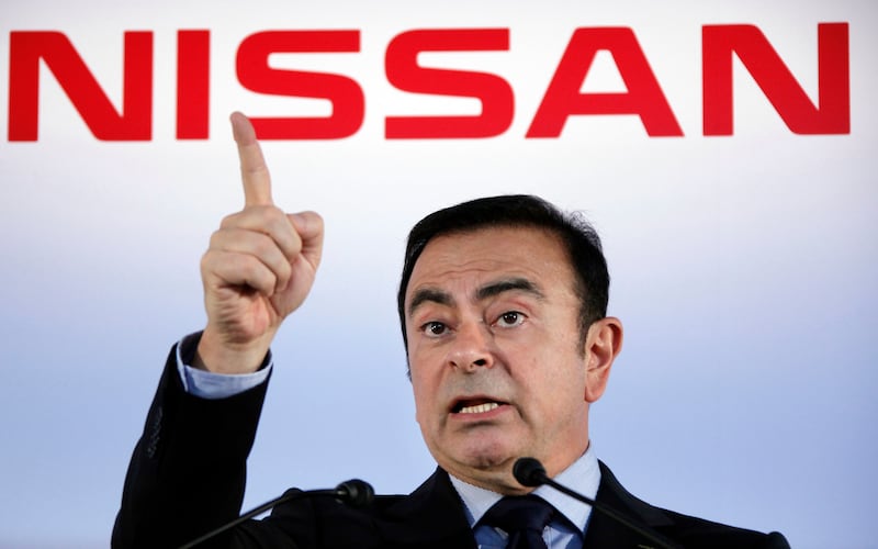 Carlos Ghosn is the subject of a new multi-part documentary series. AP