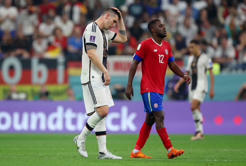 Niklas Süle – 6. Had little to do in the first half and made a few mistakes in the second as he struggled to deal with Costa Rica’s counter-attacking ability. Getty Images