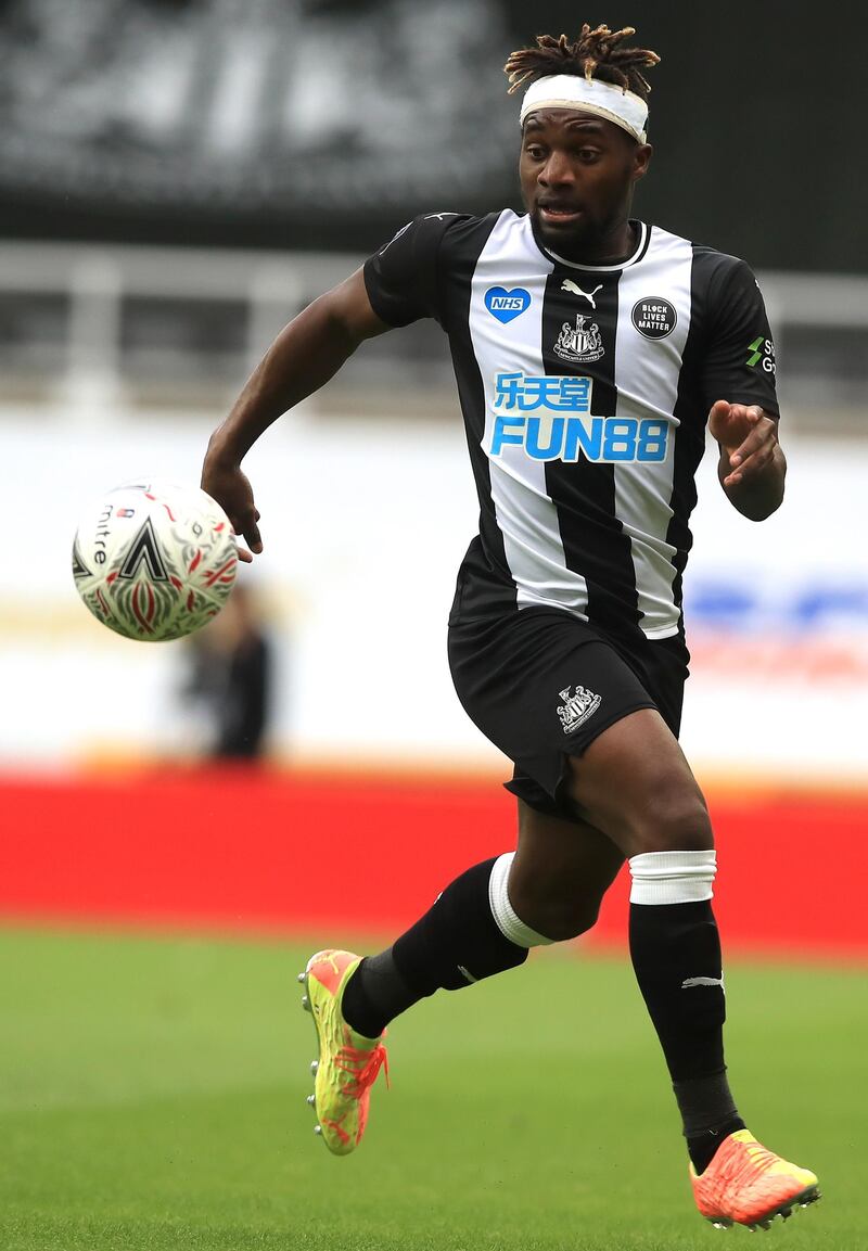 Allan Saint-Maximin - 7: Left his full-back horribly exposed to Kyle Walker's marauding runs in the first half but improved markedly in the second as Newcastle dared to venture over the halfway line. EPA