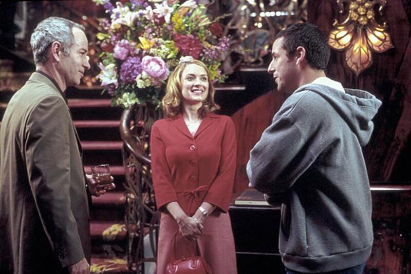 MR. DEEDS, John McEnroe, Winona Ryder, Adam Sandler, 2002 (c) Columbia.