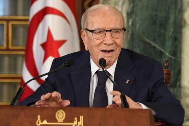 Tunisian President Beji Caid Essebsi has been admitted to intensive care on July 25, 2019, according to his son. AFP