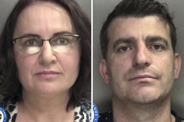 Pranvera Smith, left, styled herself as an Albanian mafia boss and worked with partner Flamur Daka in a human smuggling plot. West Midlands police