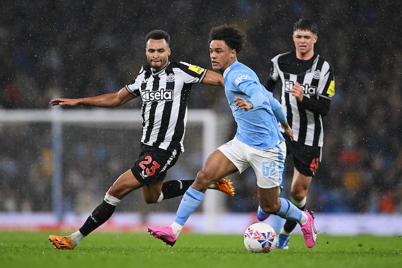 CITY SUBS: Bobb (for Doku, 77'); Alvarez (for Haaland, 82'): N/A. Getty Images