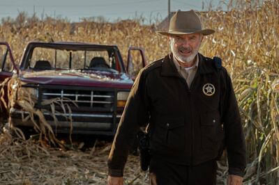 Sam Neill plays a sheriff on the brink of retirement in the new Apple TV+ series 'Invasion'. Apple TV