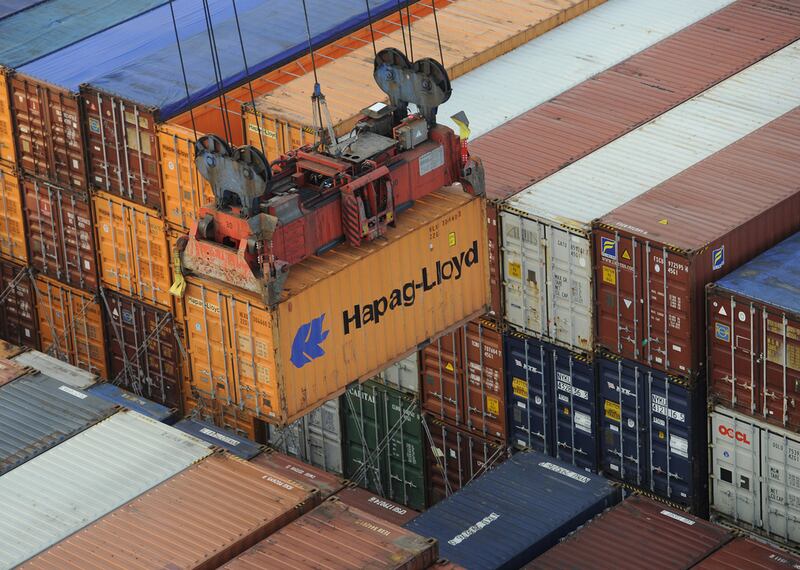 Hapag-Lloyd last week completed its tie-up with Kuwait-based UASC to become the world’s fifth-biggest shipping company. Fabian Bimmer / Reuters