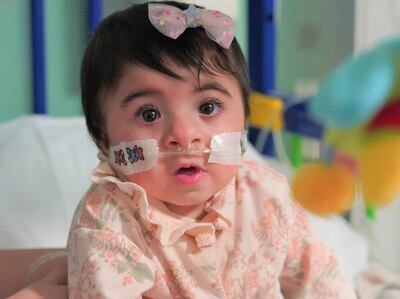 A young Emirati child receiving treatment at Great Ormond Street Hospital. Photo: Wam