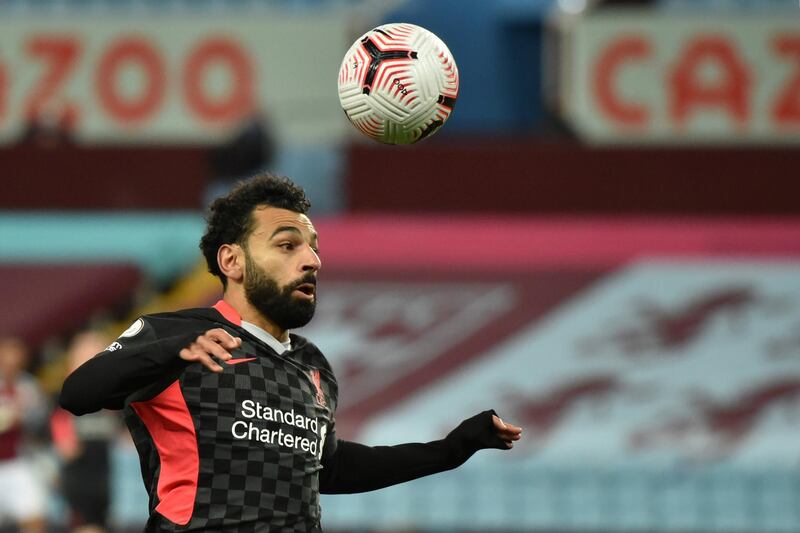 5 - Liverpool's Mohamed Salah. AP