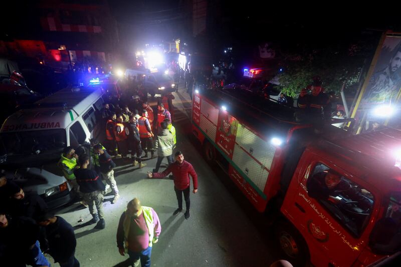 Lebanon’s state-run National News Agency said there had been casualties. Reuters