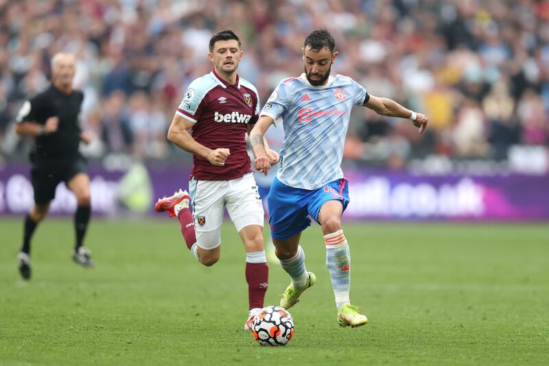 Bruno Fernandes - 7: A cross into dangerous area after 26 minutes – a minute before his shot was pushed onto the post by Fabianski. Set up Ronaldo for the equaliser. Their partnership and interchanges could be so important to United this season. Getty