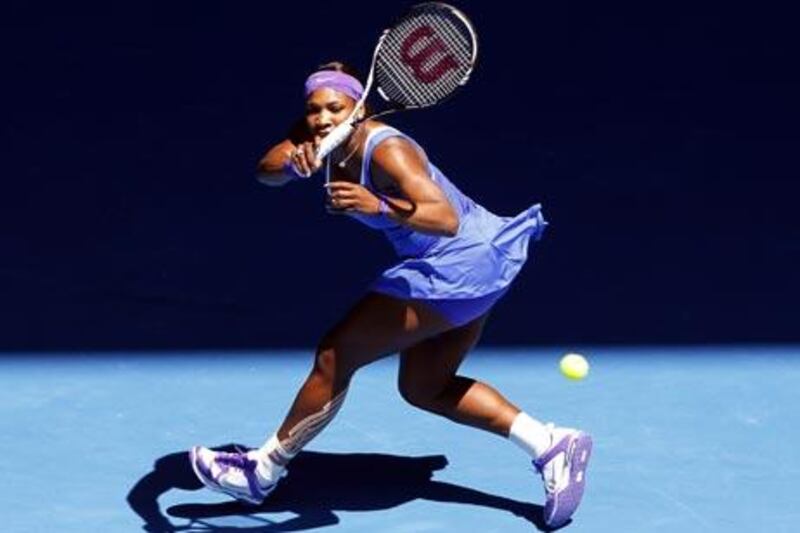 Serena Williams had previously won 17 matches in a row at the Australian Open.