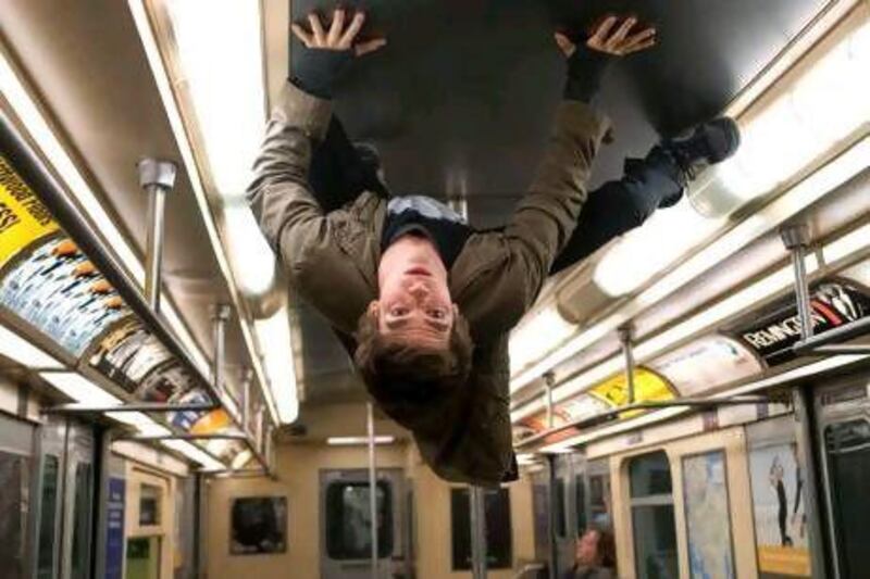 Andrew Garfield works his spidey sense in The Amazing Spider-Man. Courtesy Columbia Pictures
