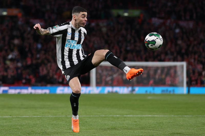 Miguel Almiron - 6, Made some great bursts forward but couldn’t find the pass in a promising situation and hit a wild shot from another. Saw his shot blocked after a determined run and had a quiet second half. AFP