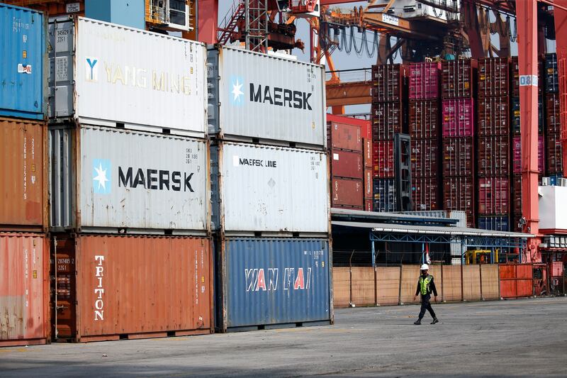 The IPC container terminal at Tanjung Priok port in Jakarta, Indonesia.  Etihad Credit Insurance signed an agreement with Indonesia Re to boost trade and investment between the UAE and the South-East Asian country. Reuters