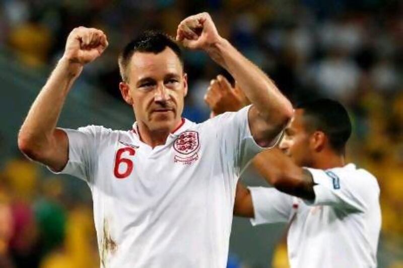 John Terry says the English FA's pursuit of racism charges made playing for England untenable. Alessandro Bianchi / Reuters