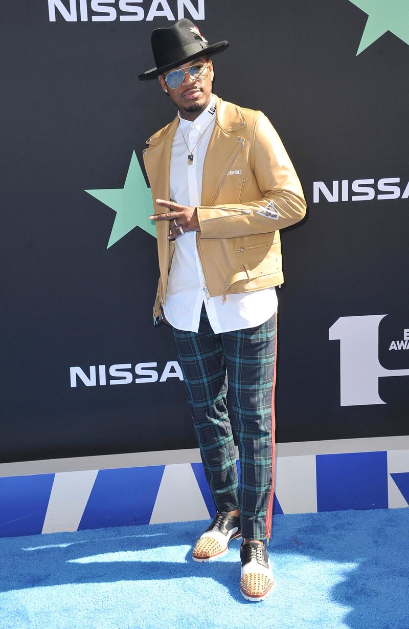 Ne-Yo arrives at the BET Awards on June 23, 2019,  in Los Angeles. AP