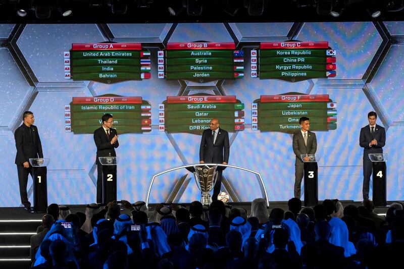 DUBAI, UNITED ARAB EMIRATES. 04 MAY 2018. AFC Asian Cup Draw at the Armani Hotel in Downtown. (Photo: Antonie Robertson/The National) Journalist: John McAuley . Section: Sport.