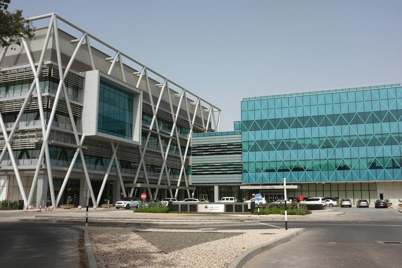 Healthpoint Hospital inside Zayed Sports City in Abu Dhabi. Delores Johnson / The National