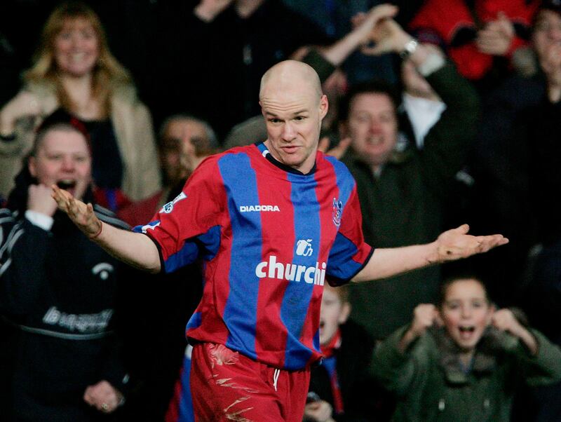 Crystal Palace - Andrew Johnson (2004/05) 21 goals in 37 games. Getty