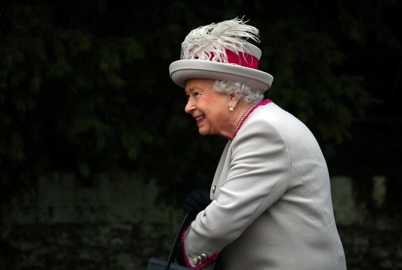 Britain's Queen Elizabeth arrives at St Mary Magdalene's church for the Royal Family's Christmas Day service on the Sandringham estate in eastern England, Reuters