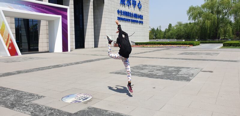 The Zhongguancun Exhibition Centre in Beijing uses the sponge city model to help absorb water into the ground. Photo: Dech Rechsand