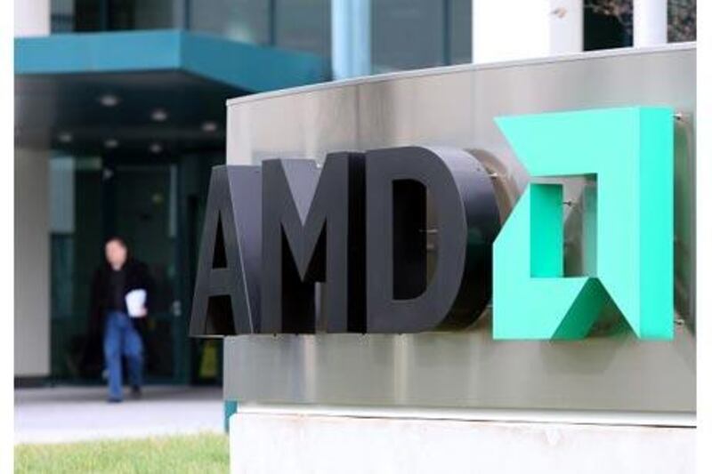 AMD had an 18.1 per cent market share for microchips used in PCs and servers, compared with Intel's 81.2 per cent share. Matthias Rietschel / AP Photo