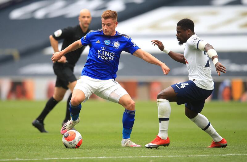 Harvey Barnes - 7: Spurs found him a handful down the left, particularly early on. Getty