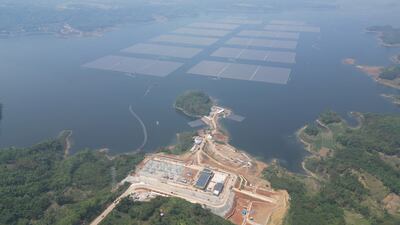 Masdar is developing phase 2 of the Cirata floating photovoltaic (FPV) power plant in Indonesia. Photo: Masdar
