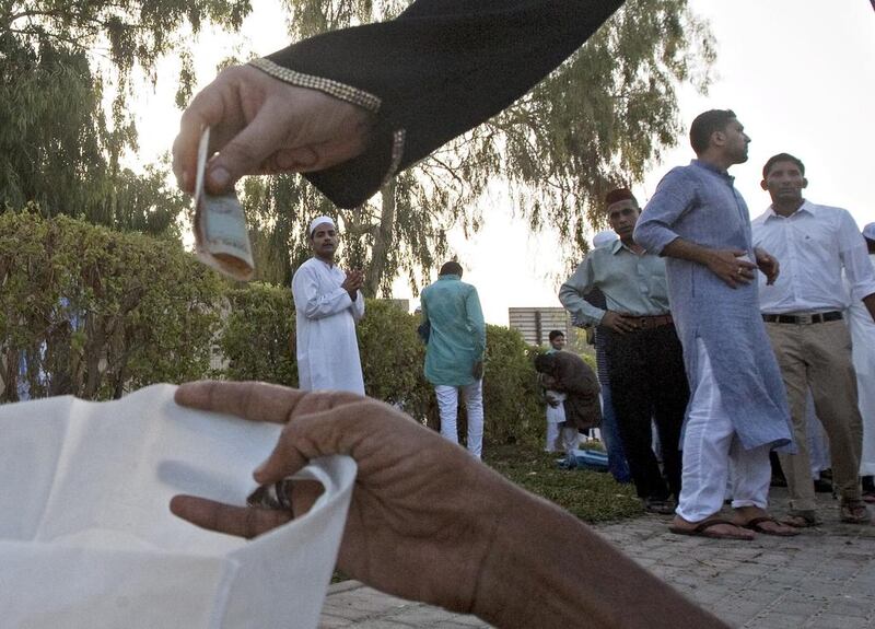 Dubai Police have called for a clampdown on begging before the holy month. Jeff Topping / The National