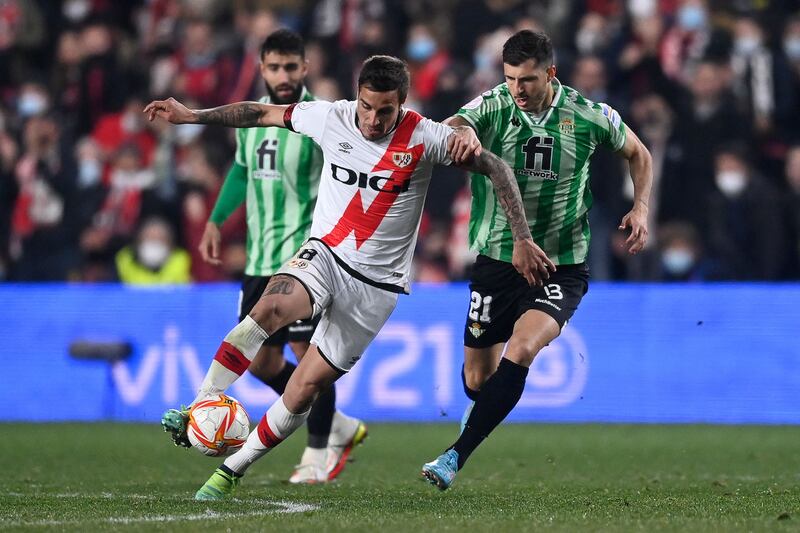 =7) Oscar Trejo (Rayo Vallecano) Nine assists in 32 games. AFP