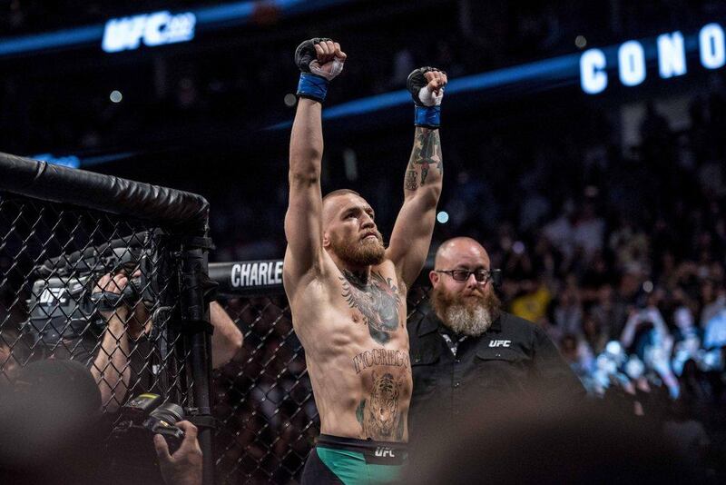 Conor McGregor defeated Nate Diaz in UFC 202 at the T-Mobile Arena in Las Vegas, Nevada, on August 20, 2016.