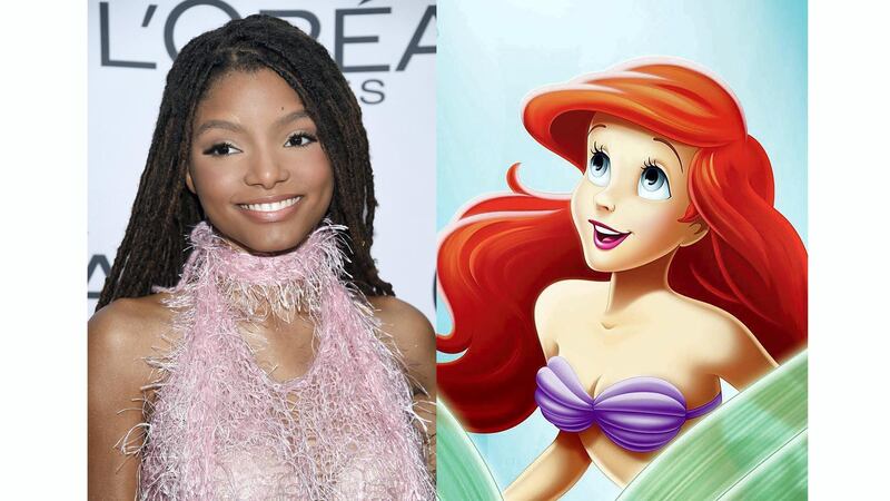 Halle Bailey has been cast as Ariel in Disney's live-action remake of 'The Little Mermaid'. AP: Disney Pictures. 