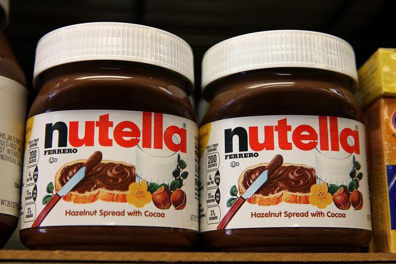 Nutella is the most popular chocolate hazelnut spread in the world. Justin Sullivan / Getty Images / AFP