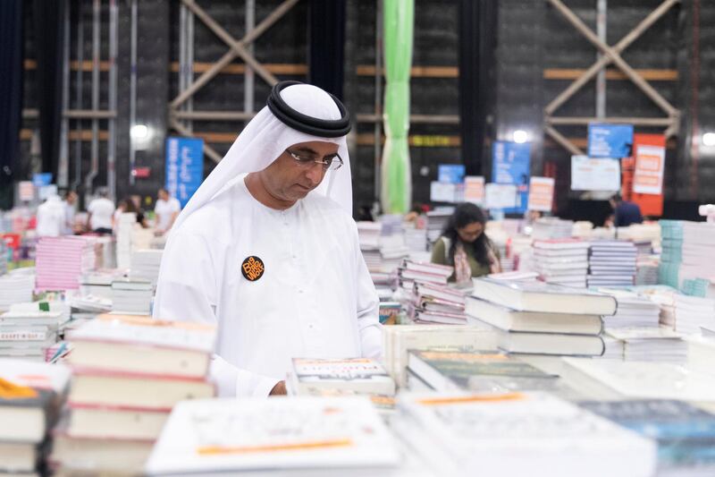 DUBAI, UNITED ARAB EMIRATES - OCTOBER 18, 2018. 

Mohammed Al Aidaroos, Managing Partner, Ink Readable Books and organizer of Big Bad Wolf.

The Big Bad Wolf Sale Dubai has over 3 million brand new, English and Arabic books across all genres, from fiction, non-fiction to children's books, offered at 50%-80% discounts.


(Photo by Reem Mohammed/The National)

Reporter: ANAM RIZVI
Section:  NA