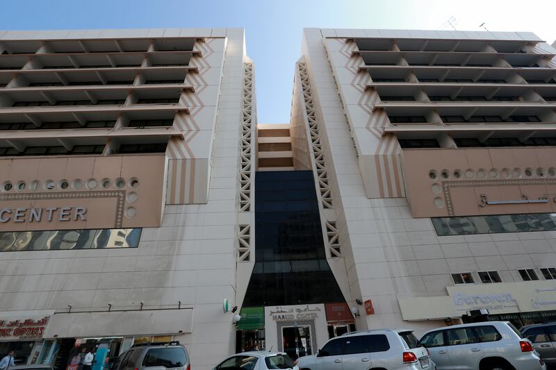 The distinctive Hamed Centre on Sultan bin Zayed the First (Electra Street) in Abu Dhabi. Ravindranath K / The National