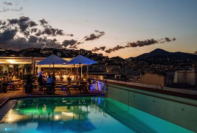 Farago, the rooftop bar at the AC Hotel Nice by Marriott, is a fitting spot to watch the sunset on a short break in the French Riviera. Photo: Marriott