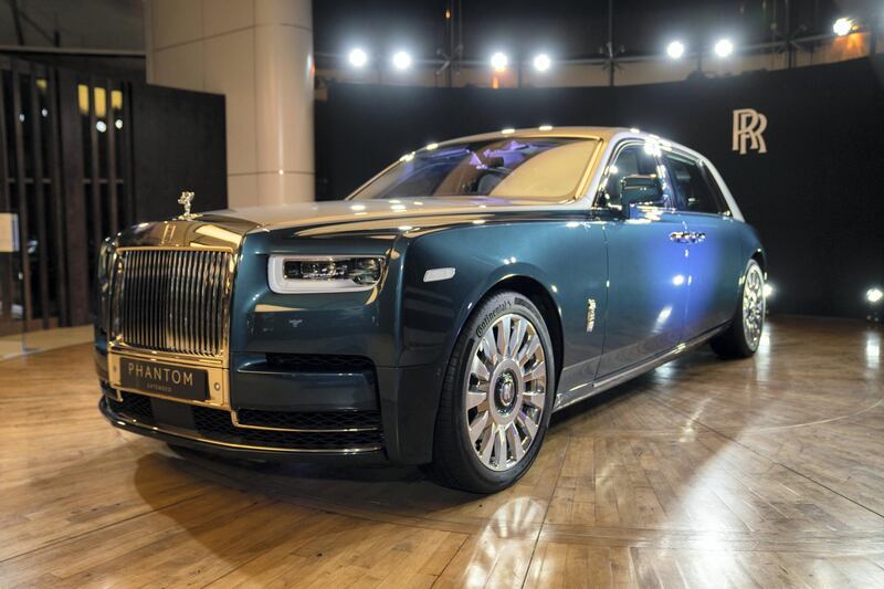 The bespoke vehicle was unveiled in Abu Dhabi.