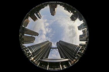 A view of the Petronas Towers, the energy major's HQ in Kuala Lumpur. The Malaysian firm's joint venture with Saudi Aramco, Pengerang Refining and Petrochemicals, has restarted production at a facility that was damaged by fire in April. Reuters