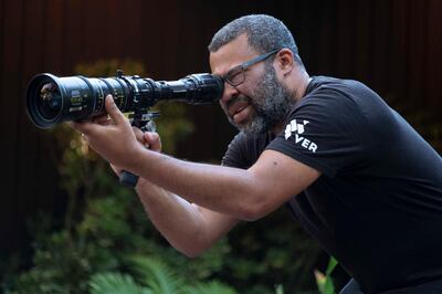 Writer-producer-director Jordan Peele on the set of his film, "Us." Courtesy Universal Pictures