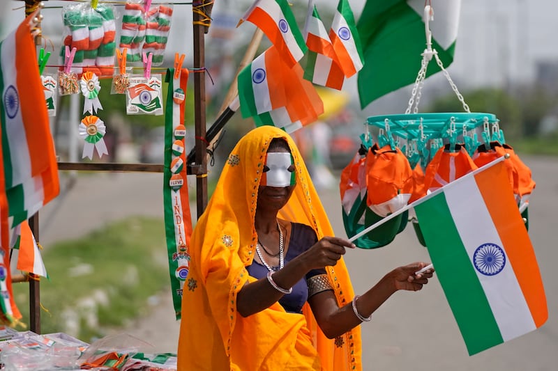 India celebrates its 76th Independence Day on August 15.  AP Photo