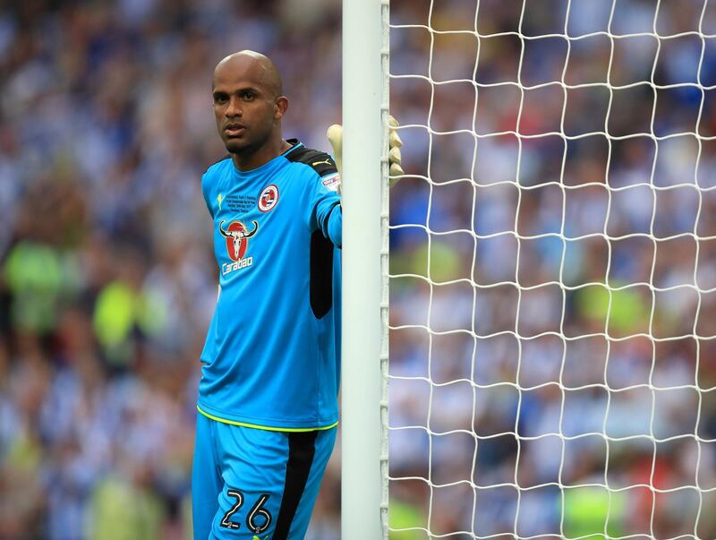Readin goalkeeper Ali Al-Habsi during the Sky Bet Championship play-off final at Wembley Stadium, London. (Photo by Mike Egerton/PA Images via Getty Images)