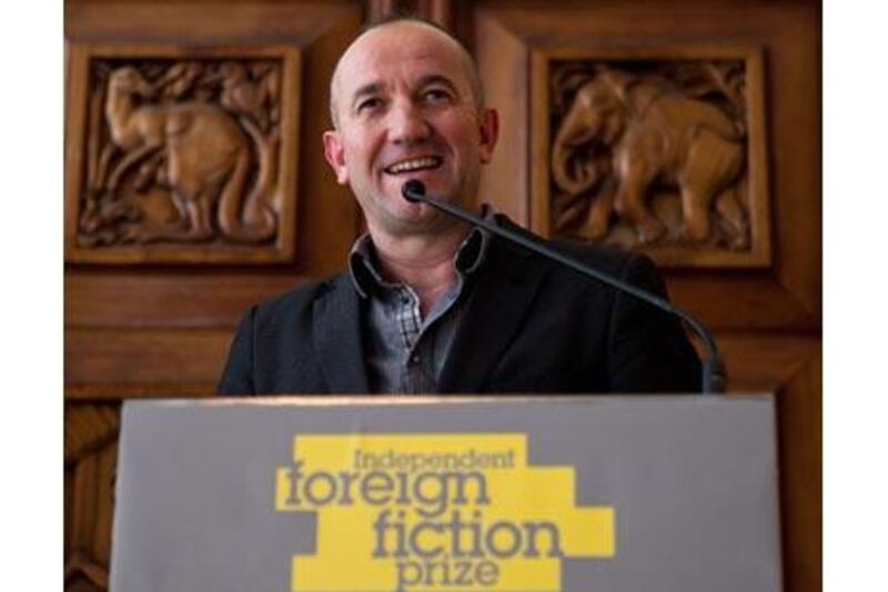 The French author Philippe Claudel, above, won The Independent Foreign Fiction Prize 2010 for his book Brodeck's Report, which was translated by John Cullen.